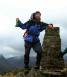 Toby on the summit