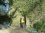Gordon emerges from the bunkhouse