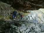 The lower, gully, section of Idwal Staircase
