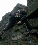 Toby on the finishing move of Puttrell's Progress