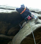 Andy on BAW's Crawl - continuing up