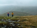 Becky and Scott ascending Rossett Pike
