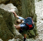 Becky scrambling