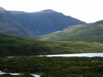 Dave's tent and Beinn Damh