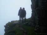 Becky and Dave on Liathach