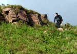 Dave on the descent