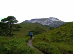Setting off up Beinn Eighe, Monday morning
