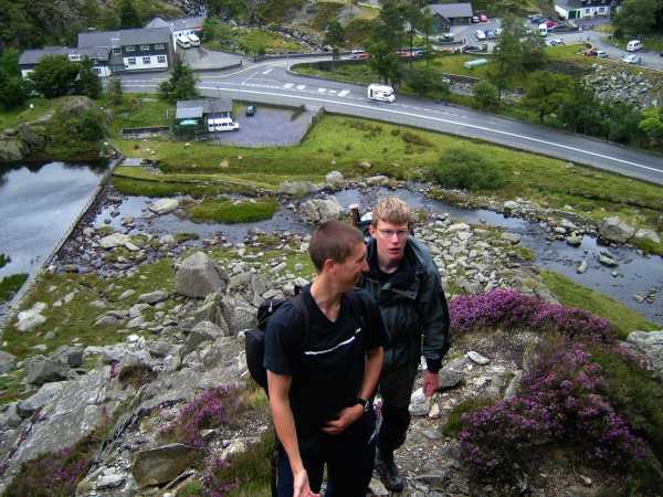 20040711-110450.jpg - Idwal Cottage from Pen yr Ole Wen