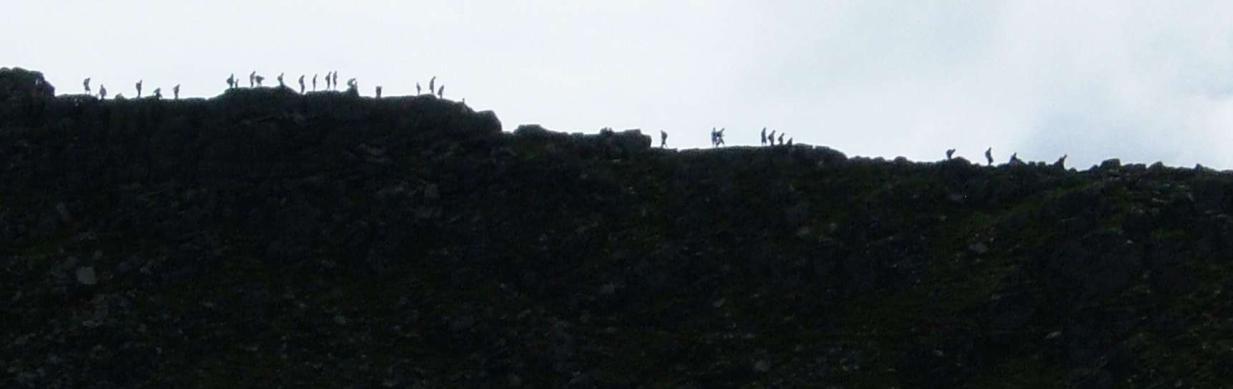 20040731-141334.jpg - Procession on Striding Edge