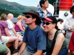 Tim & Helen on the ferry