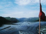 Looking up Ullswater from the ferry