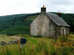 Dave leaving Shiel of Castlemaddy