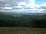 View southeast towards Criffell and Cumbria