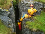 Rigging the entrance shaft