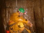 Preparing to ascend Pitch 1