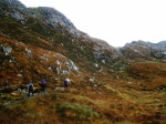 Heading up towards Bealach a' Bhirich