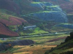 Looking back at the bunkhouse