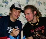 George and Lee share a joke