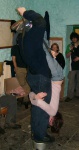 Rich and Lou play the sling game