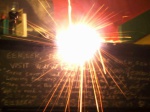 Indoor fireworks (i.e. firework indoors)
