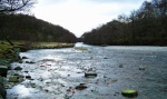Looking downstream from the same point (while the others patiently waited...)
