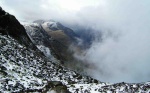 First glimpse of Pillar, from Windy Gap