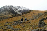 Heading up Pillar from Black Sail Pass