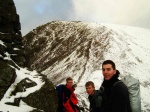 Richard, David and Alex pose in front of Green Gable