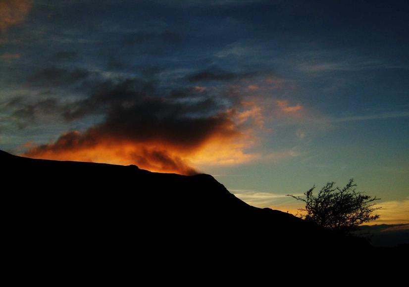 20050129-164342.jpg - Evening silhouette from the Pony Path