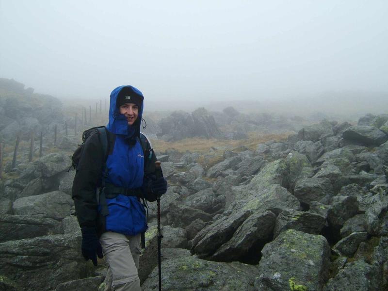 20050130-123740.jpg - Michael near the top of Aran Fawddwy