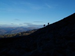 Heading up towards Llyn y Gadair