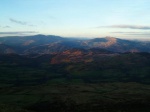 View northwards to the Rhinog hills and beyond