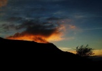 Evening silhouette from the Pony Path