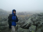 Michael near the top of Aran Fawddwy