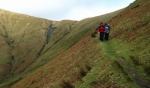 The final descent back to Cwm Cywarch