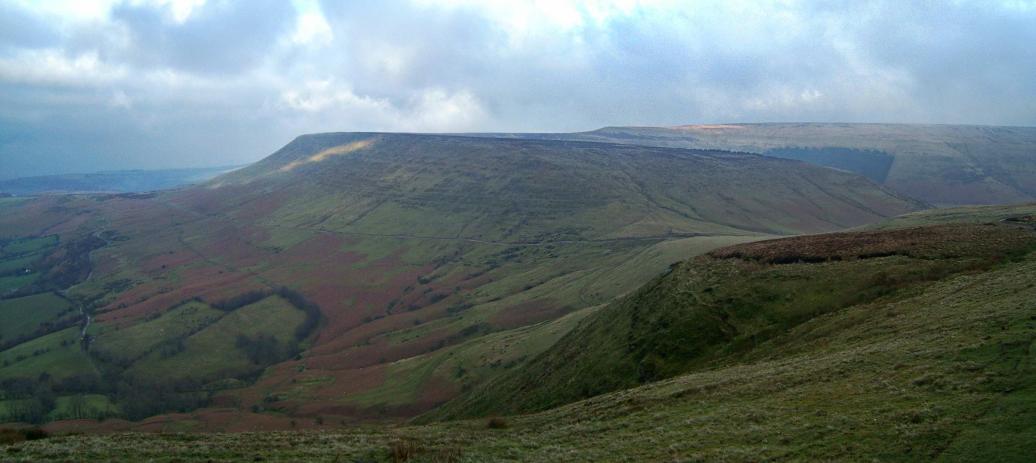 20050206-152322.jpg - Looking back across Gospel Pass to Hay Bluff and the morning's walk