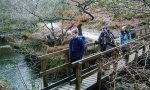 Dave, Mark and Ruth cross the bridge