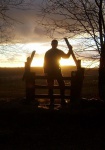 Dave at sunset