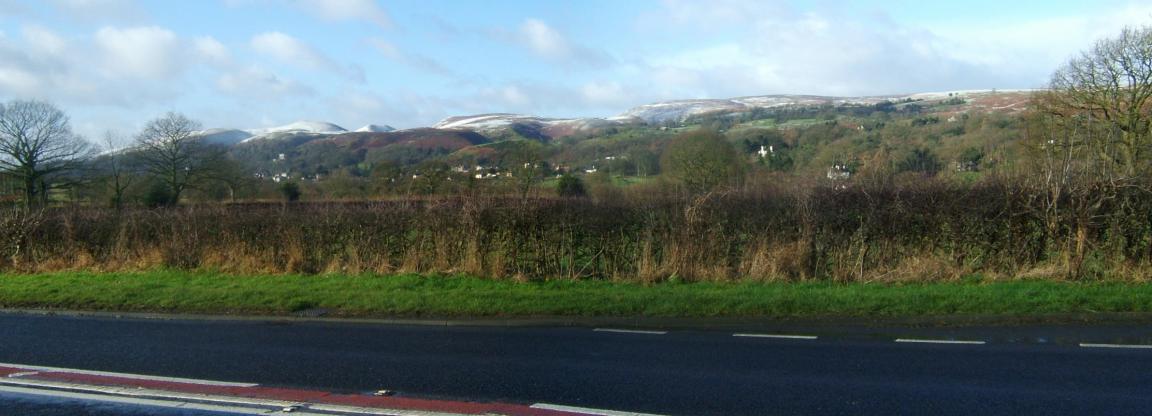 long-mynd.jpg - First view of the Long Mynd