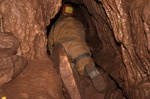 Letty heads off into a crawling passage