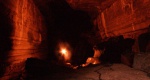 Letty illuminates the main chamber with carbide