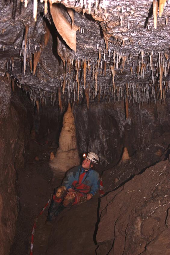 20050305-152724.jpg - Emma admires the huge stal in Slugworld