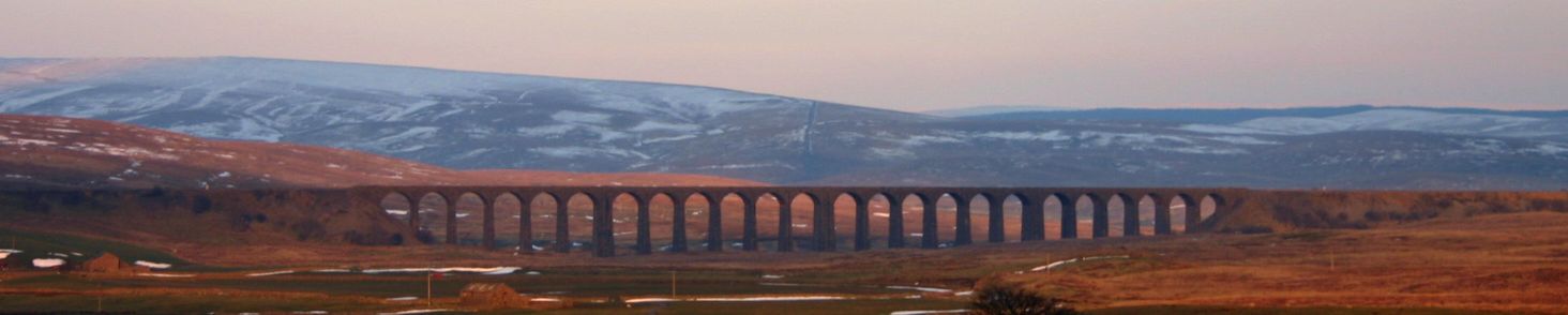 20050306-171648.jpg - Ribblehead viaduct in the evening sun