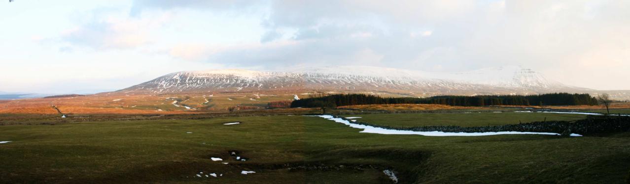 20050306-171744.jpg - Evening sun on Ingleborough