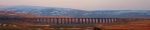 Ribblehead viaduct in the evening sun