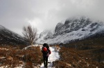 A brief sunny spell as we head up into the snows