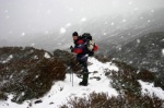 Snowing