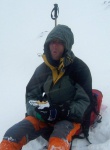 Jim re-fuelling on the descent