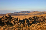 Grasmoor from Caw Fell in the afternoon light