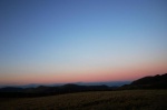 Sunset haze in the east